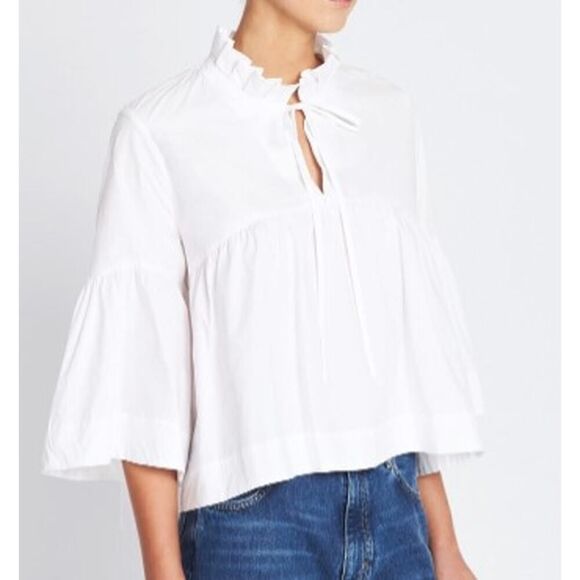 Secular Lab George Blouse Italy Sz. S - Picture 2 of 7